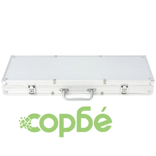 Покер комплект с 500 лазерни чипа, алуминий ➤ топ цена ➤ sorbe.bg