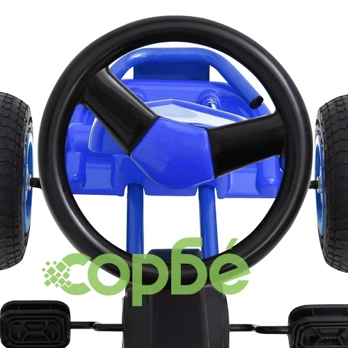 Детски картинг с педали и гуми, син ➤ топ цена ➤ sorbe.bg