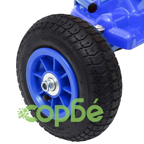 Детски картинг с педали и гуми, син ➤ топ цена ➤ sorbe.bg