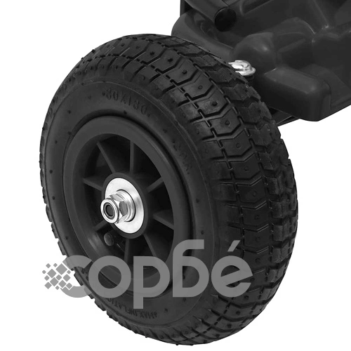 Детски картинг с педали и гуми, черен ➤ топ цена ➤ sorbe.bg