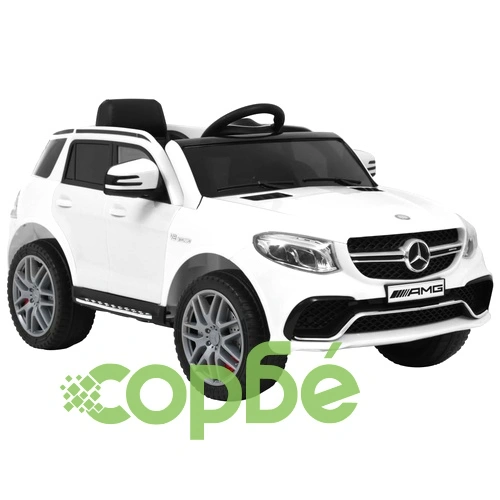 Детска кола Mercedes Benz GLE63S пластмаса бяла ➤ топ цена ➤ sorbe.bg