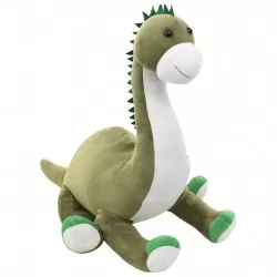 Плюшена играчка бронтозавър, зелен