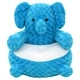 Плюшена играчка слонче, синьо 