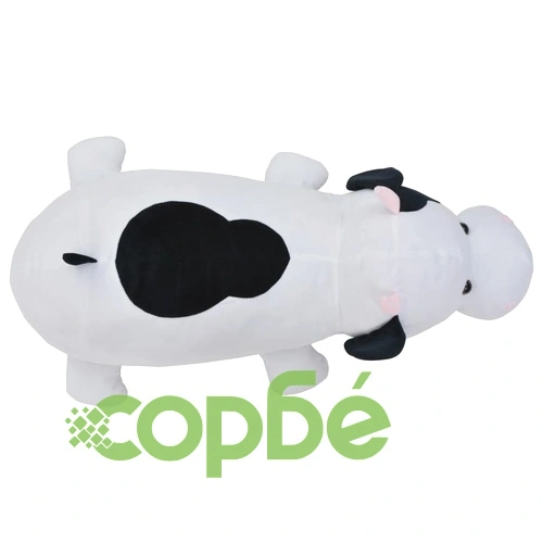 Плюшена играчка крава, плюш, бяло и черно ➤ топ цена ➤ sorbe.bg