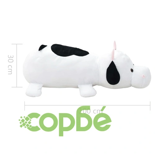 Плюшена играчка крава, плюш, бяло и черно ➤ топ цена ➤ sorbe.bg
