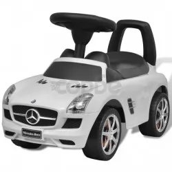 Детска кола за яздене Mercedes Benz, бяла
