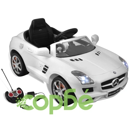 Детска кола Mercedes Benz, акумулаторна батерия, дистанционно, бяла ➤ топ цена ➤ sorbe.bg