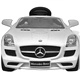 Детска кола Mercedes Benz, акумулаторна батерия, дистанционно, бяла