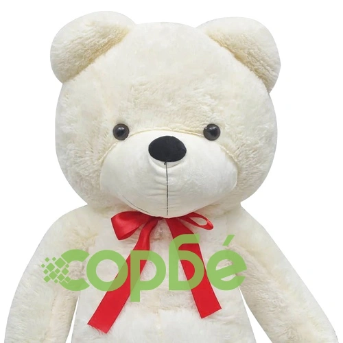 Мека плюшена играчка мече XXL бяло 135 см  ➤ топ цена ➤ sorbe.bg