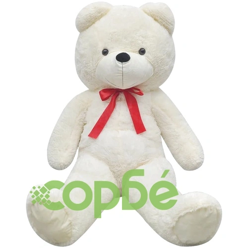 Мека плюшена играчка мече XXL бяло 160 см  ➤ топ цена ➤ sorbe.bg