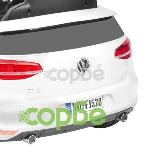 детска кола VW Golf GTI 7с дистанционно управление, бяла ➤ топ цена ➤ sorbe.bg