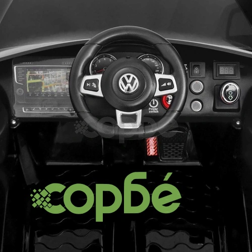 детска кола VW Golf GTI 7с дистанционно управление, черна ➤ топ цена ➤ sorbe.bg