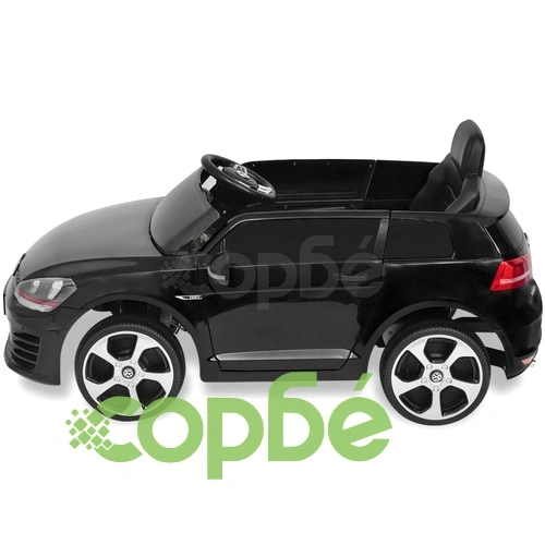 детска кола VW Golf GTI 7с дистанционно управление, черна ➤ топ цена ➤ sorbe.bg