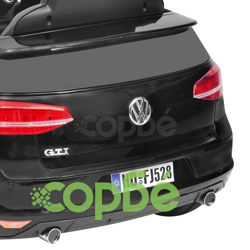 детска кола VW Golf GTI 7с дистанционно управление, черна ➤ топ цена ➤ sorbe.bg