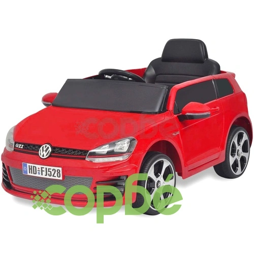 детска кола VW Golf GTI 7с дистанционно управление, червена ➤ топ цена ➤ sorbe.bg