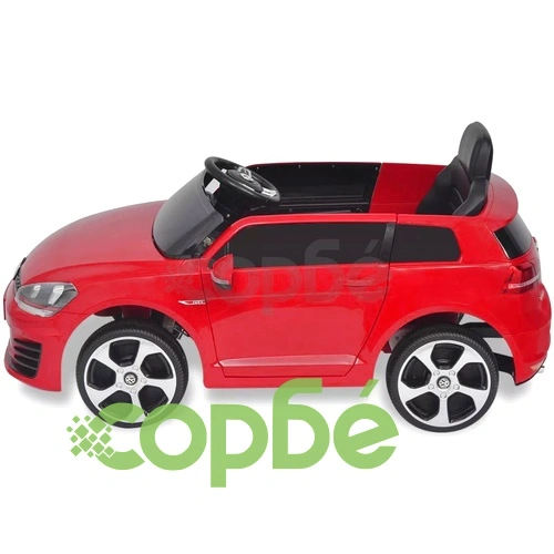 детска кола VW Golf GTI 7с дистанционно управление, червена ➤ топ цена ➤ sorbe.bg