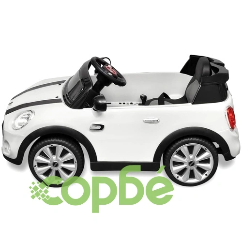 детска кола Mini Cooper S, бяла ➤ топ цена ➤ sorbe.bg