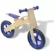 Детски велосипед за балансиране, дърво, син