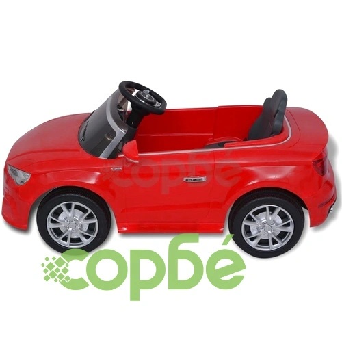 Електрически детски автомобил с дистанционно, Audi A3, червен  ➤ топ цена ➤ sorbe.bg