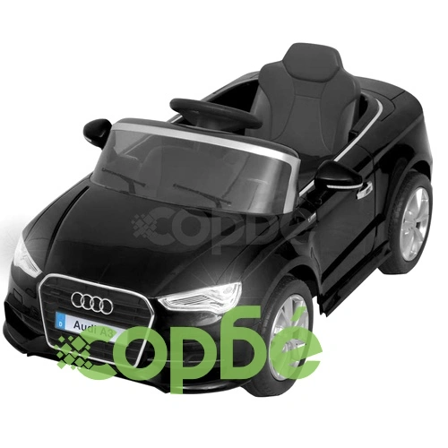 Електрически автомобил с дистанционно управление, Audi A3, черен ➤ топ цена ➤ sorbe.bg