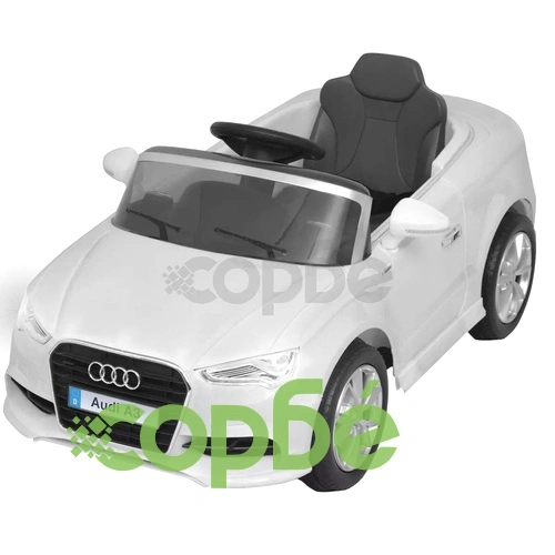 Електрически автомобил с дистанционно управление, Audi A3, Бял  ➤ топ цена ➤ sorbe.bg