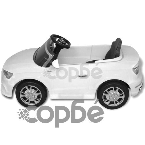 Електрически автомобил с дистанционно управление, Audi A3, Бял  ➤ топ цена ➤ sorbe.bg