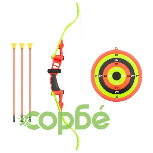Детски комплект за стрелба с лък, 5 части, 68 см ➤ топ цена ➤ sorbe.bg