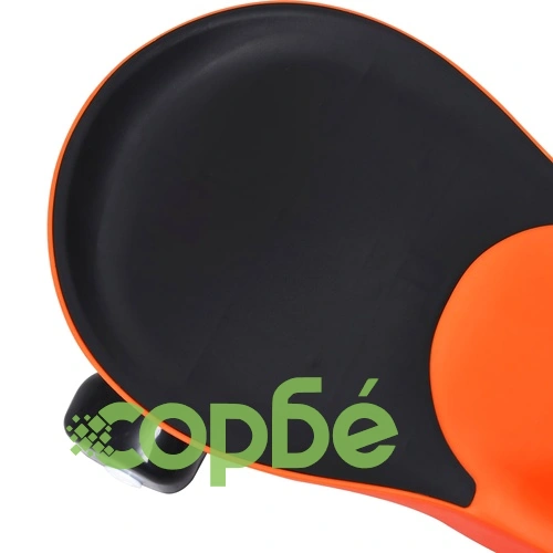 Въртяща се кола с клаксон тип играчка за яздене, оранжева ➤ топ цена ➤ sorbe.bg