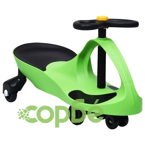 Въртяща се кола с клаксон тип играчка за яздене, зелена ➤ топ цена ➤ sorbe.bg