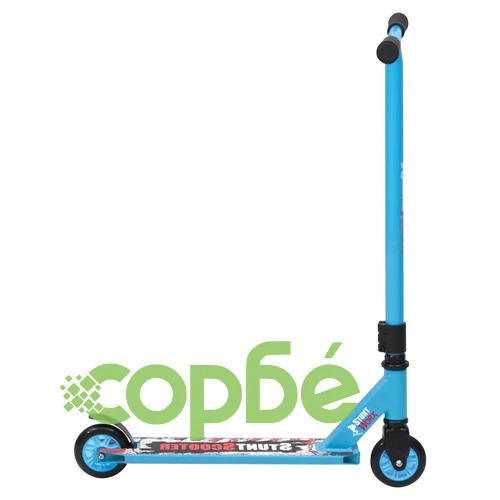 Тротинетка за каскади с алуминиево кормило, синя ➤ топ цена ➤ sorbe.bg