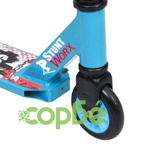 Тротинетка за каскади с алуминиево кормило, синя ➤ топ цена ➤ sorbe.bg