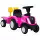 Детски трактор New Holland, розов