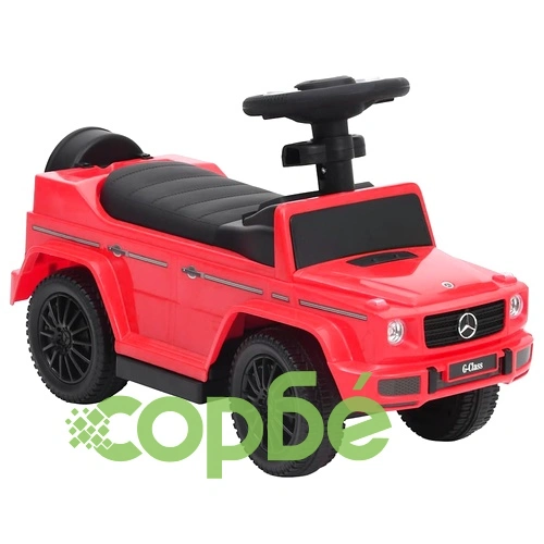 Количка за бутане и яздене Mercedes Benz G63 червена ➤ топ цена ➤ sorbe.bg