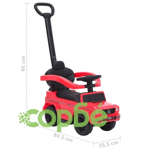 Количка за бутане и яздене Mercedes Benz G63 червена ➤ топ цена ➤ sorbe.bg