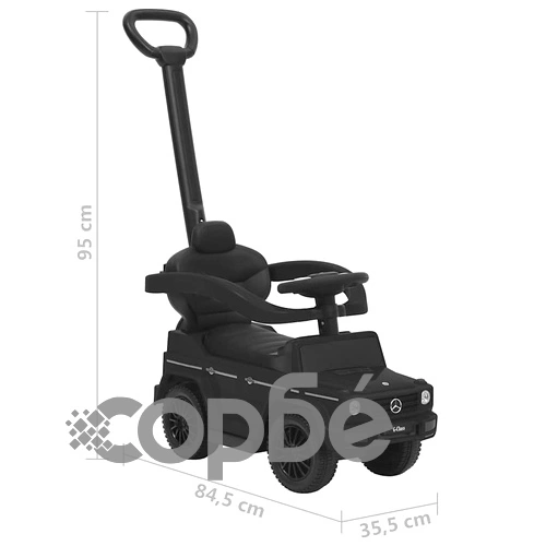 Количка за бутане и яздене G63 черна ➤ топ цена ➤ sorbe.bg