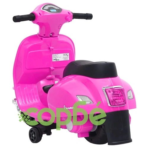 Електрическа играчка мотоциклет Vespa GTS300, розов ➤ топ цена ➤ sorbe.bg