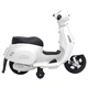 Електрическа играчка мотоциклет Vespa GTS300, бял