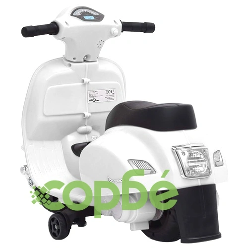 Електрическа играчка мотоциклет Vespa GTS300, бял ➤ топ цена ➤ sorbe.bg