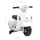 Електрическа играчка мотоциклет Vespa GTS300, бял
