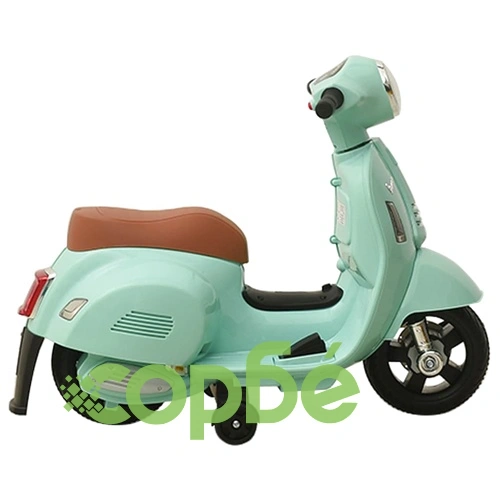 Електрическа играчка мотоциклет Vespa GTS300, зелен ➤ топ цена ➤ sorbe.bg