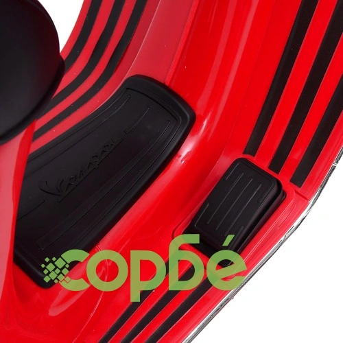 Електрически мотоциклет за деца Vespa GTS300 червен ➤ топ цена ➤ sorbe.bg