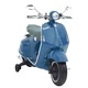 Електрически мотоциклет за деца Vespa GTS300 син