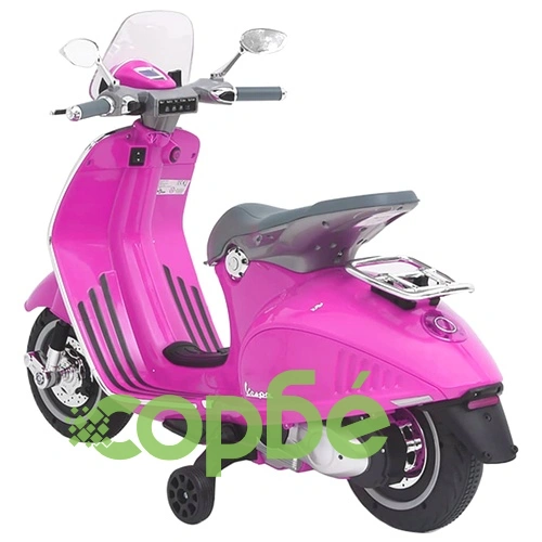 Електрически мотоциклет за деца Vespa GTS300 розов ➤ топ цена ➤ sorbe.bg