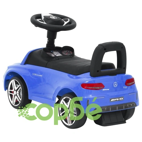 Количка за бутане Mercedes Benz C63 синя ➤ топ цена ➤ sorbe.bg