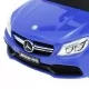Количка за бутане Mercedes Benz C63 синя