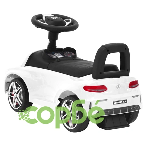 Количка за бутане Mercedes Benz C63 бяла ➤ топ цена ➤ sorbe.bg