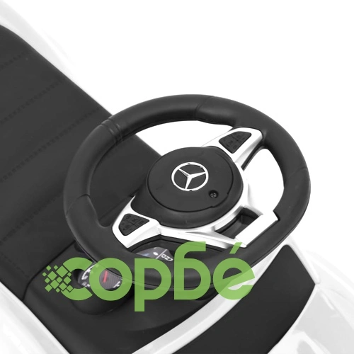 Количка за бутане Mercedes Benz C63 бяла ➤ топ цена ➤ sorbe.bg