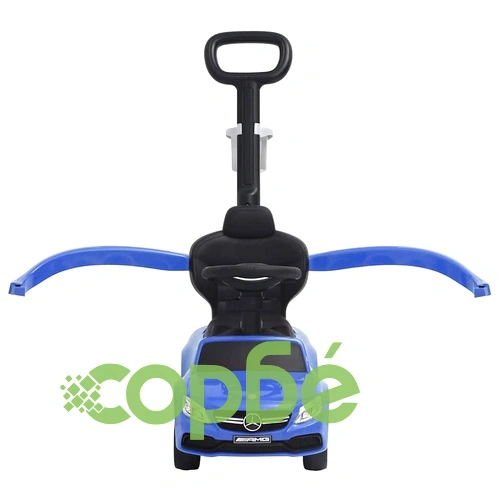 Количка за бутане и яздене Mercedes Benz C63 синя ➤ топ цена ➤ sorbe.bg