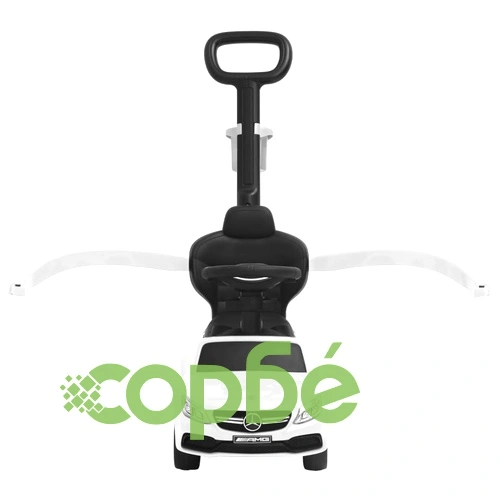 Количка за бутане и яздене Mercedes Benz C63 бяла ➤ топ цена ➤ sorbe.bg