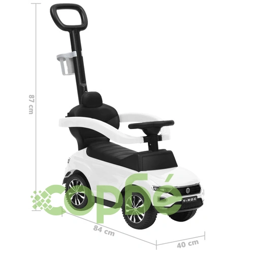 Кола за бутане Volkswagen T-Roc, бяла ➤ топ цена ➤ sorbe.bg